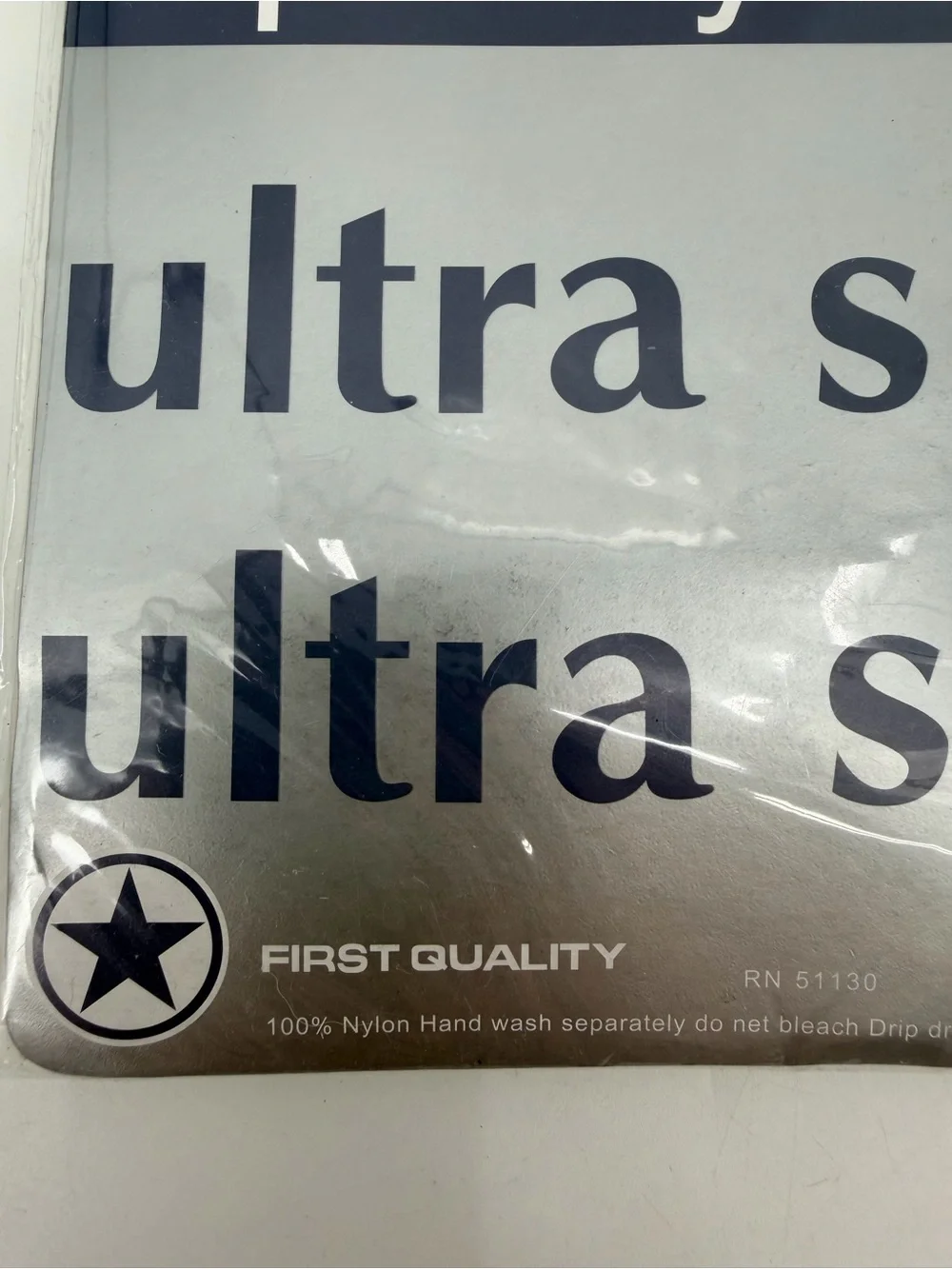 Ultra Sheer Pantyhose One Size White VTG 100% Nylon SEALED